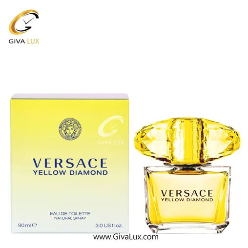  ادو تویلت زنانه ورساچه اورجینال مدل Versace Yellow Diamond | یلو دایموند حجم  90 میل